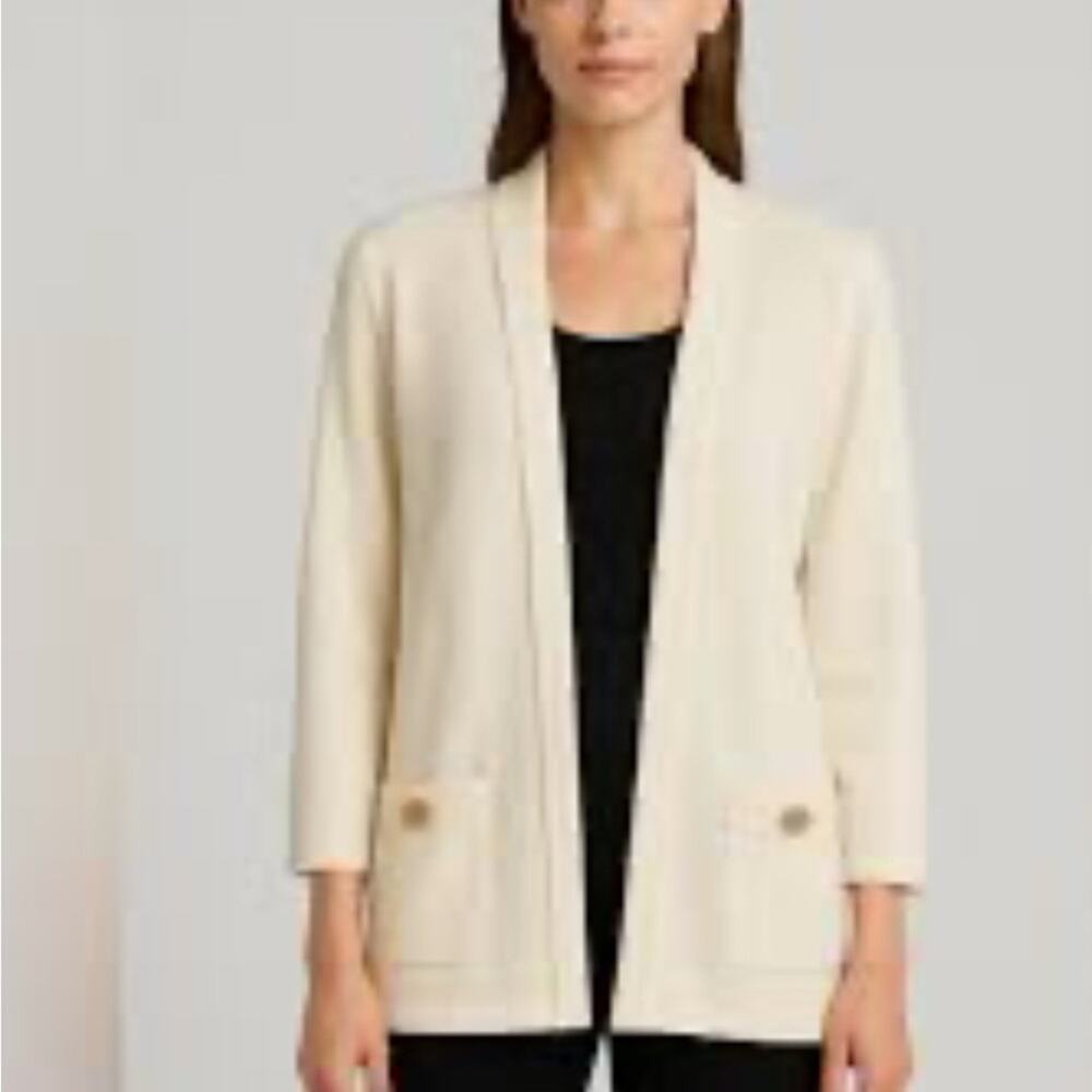 ST. JOHN Open Front Cardigan